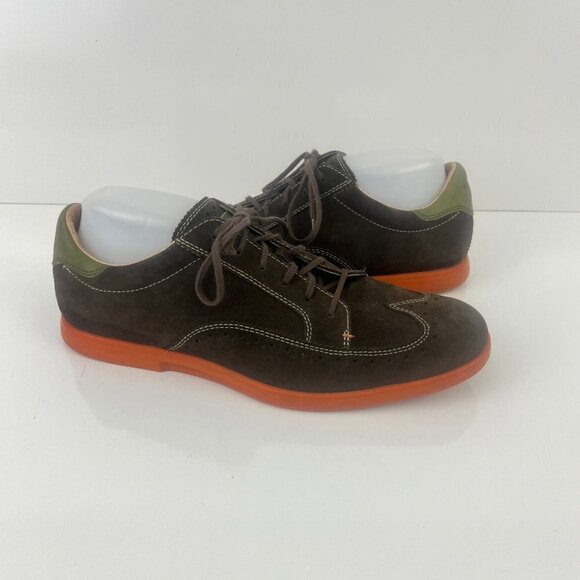 Fossil Men's Brown Suede Wingtip Oxford Casual Dress Shoes Size 9 M - Picture 7 of 12